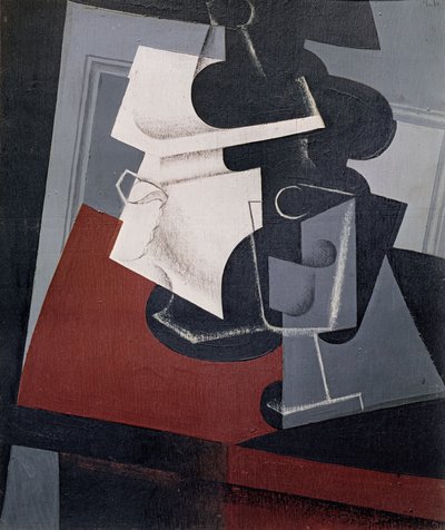 Naturaleza muerta en una mesa, 1916 de Juan Gris